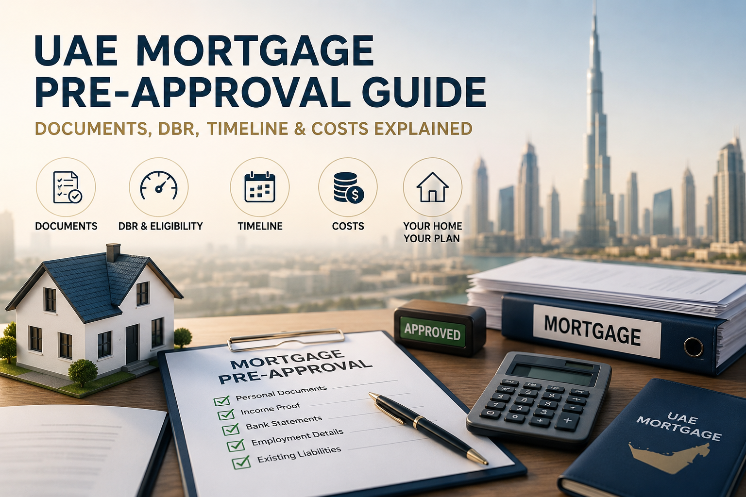 UAE Mortgage Pre-Approval Guide: Documents, DBR, Timeline & Costs Explained